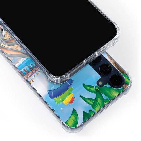 Looney Tunes Beach Galaxy S24 Clear Case